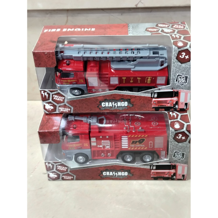 KUT.METAL ÇEKBIRAK İTFAİYE ARAÇI 14CM