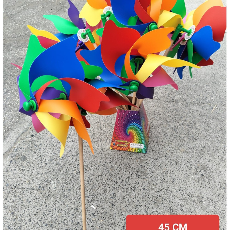 45 CM ÇAP 7 KANATLI BAHÇE RÜZGAR GÜLÜ