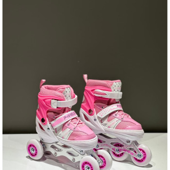 PEMBE RENK 30-33 PATEN IŞIKLI ALIŞTIRMA ÇANTALI PEMBE RENK 30-33 PATEN IŞIKLI ALIŞTIRMA ÇANTALI