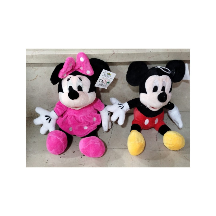 20 CM MİCKEY-MİNNE MOUSE PELUŞ (ithal)