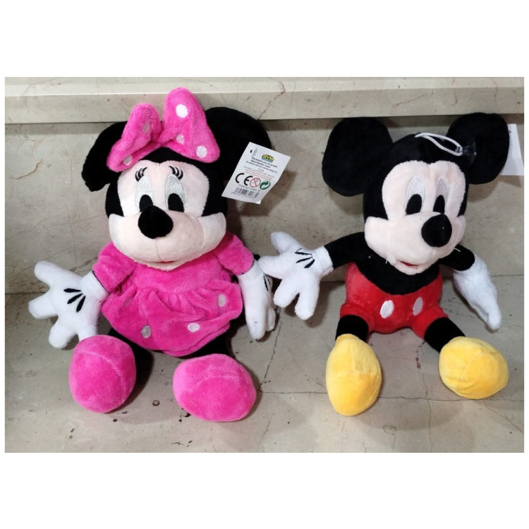20 CM MİCKEY-MİNNE MOUSE PELUŞ (ithal)
