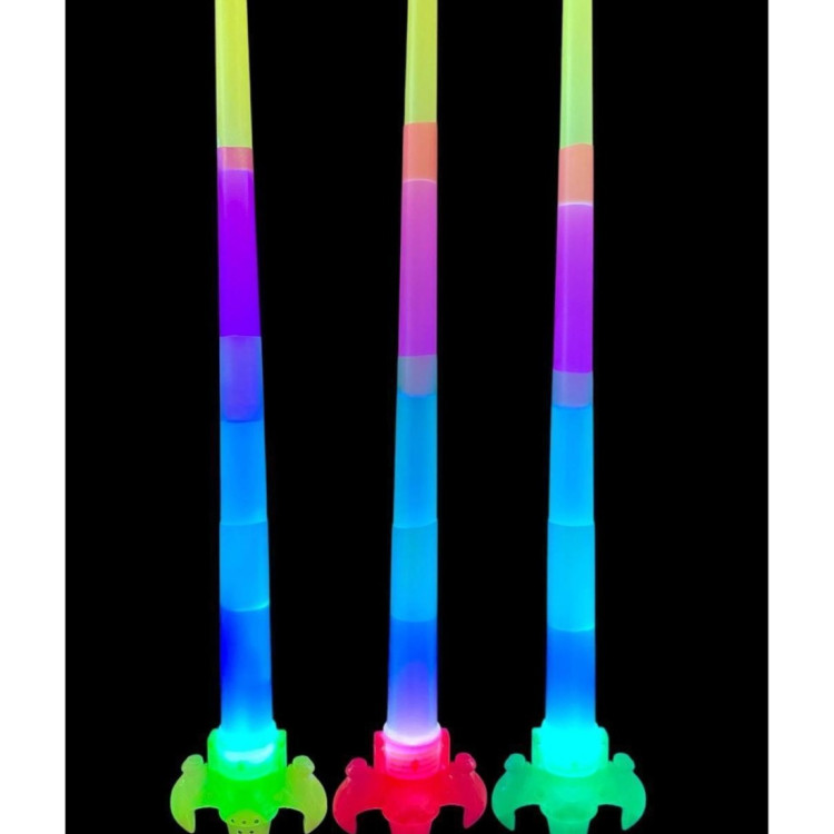 PVC DE PİLLİ UZAYAN SESLİ IŞIKLI KILIÇ 65CM