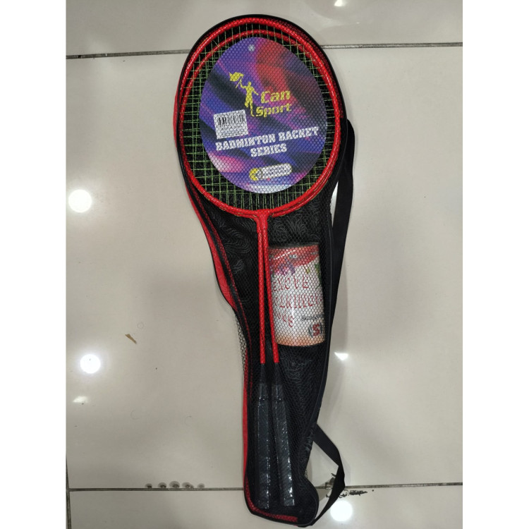 ÇANTALI METAL UZUN BADMİNTON RAKET