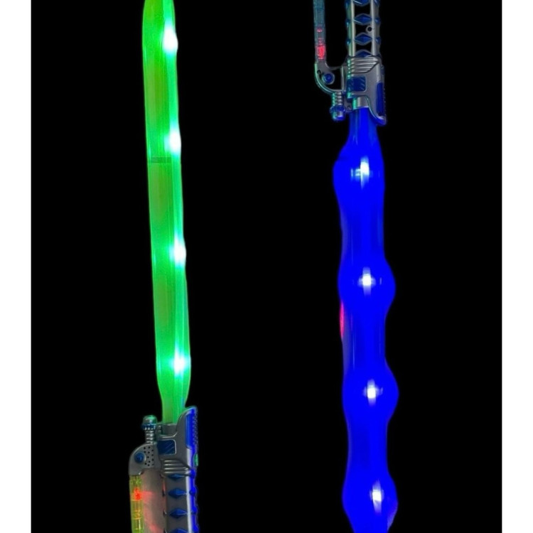 PVCDE PİLLİ LAZERLİ IŞIKLI SESLİ KILIÇ 63CM