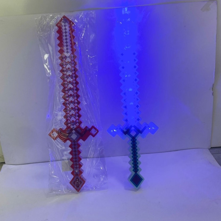 PVC DE MYCRAFT KILIÇ PİLLİ SESLİ IŞIKLI 50CM
