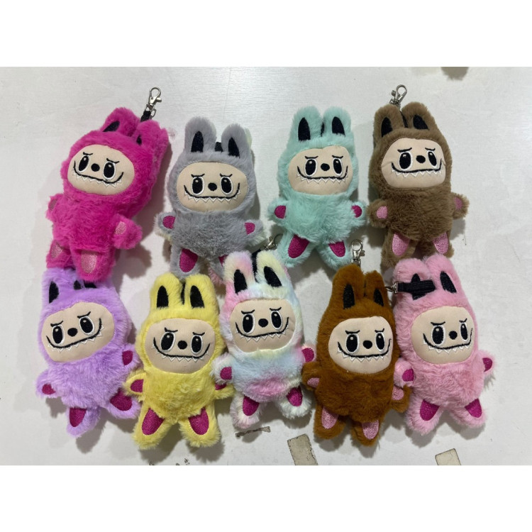 PVC DE LABUBU PELUŞ ANAHTARLIKLI 18CM  (YERLİ ÜRETİM)