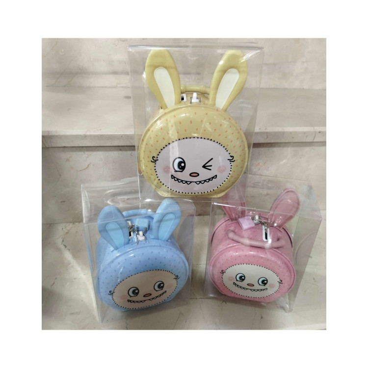 VAK.METAL KİLİTLİ LABUBU KUMBARA 18CM*13CM