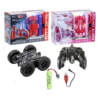 KUT.U/K ŞARJLI Çift Yönlü Renkli Akrobat Araba KARAKTERLİ KUT.U/K ŞARJLI Çift Yönlü Renkli Akrobat Araba KARAKTERLİ