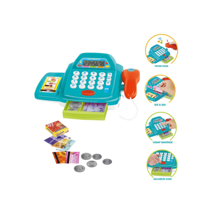 KUT.Işıklı Sesli Yazar Kasa