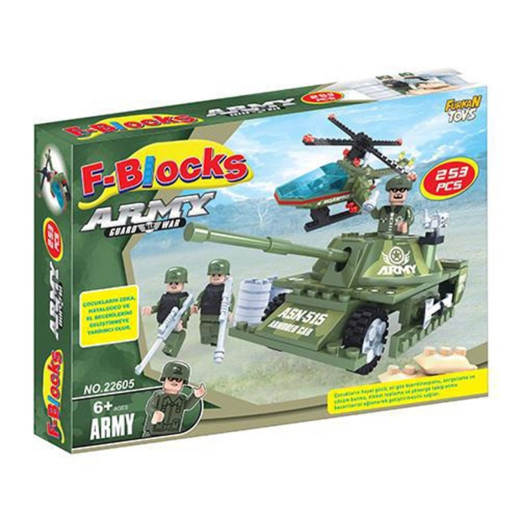KUT.253 PCS ASKERİ SERİ LEGO