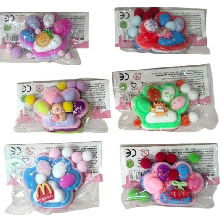 STAND DA PATY RENKLİ SUKUŞHİ 7CM (KUT:12 Lİ)