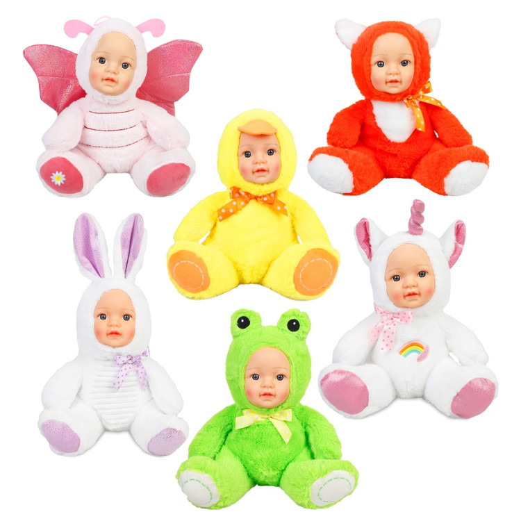 35 CM PELUŞ BEBEK YÜZLÜ ASORTİ