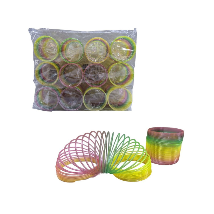 PVCDE SİMLİ STRES YAYI 6CM (DZ:12Lİ)