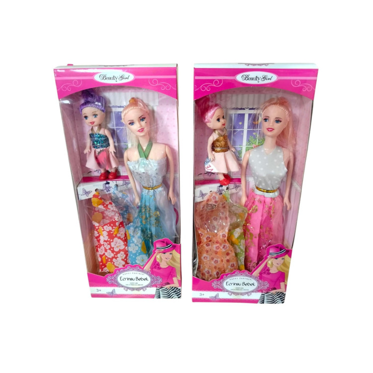 KUT.YEDEK ELB.YAVRULU BARBİE BEBEK İTHAL