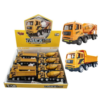 STAND Sürtmeli Sarı KAMYON ve MİKSER 17CM STAND Sürtmeli Sarı KAMYON ve MİKSER 17CM