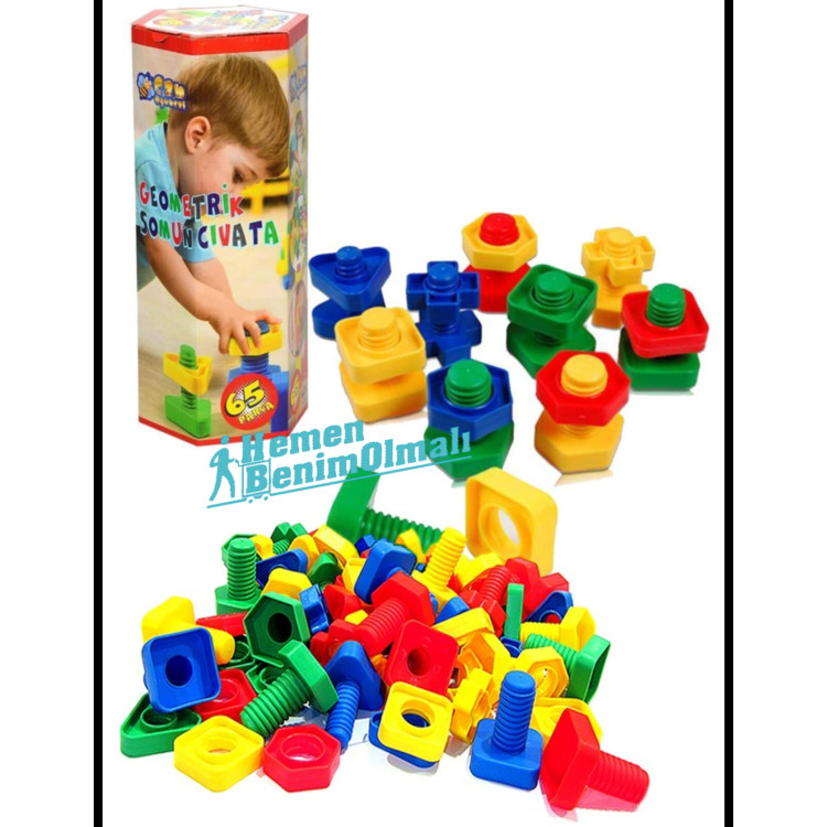 YUV.KUT.65 PCS GEOMETRİK SOMON CİVATA