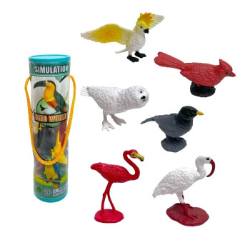 SİLİNDİR KUT.KÜÇÜK KUŞLAR HAYVAN SETİ SİLİNDİR KUT.KÜÇÜK KUŞLAR HAYVAN SETİ