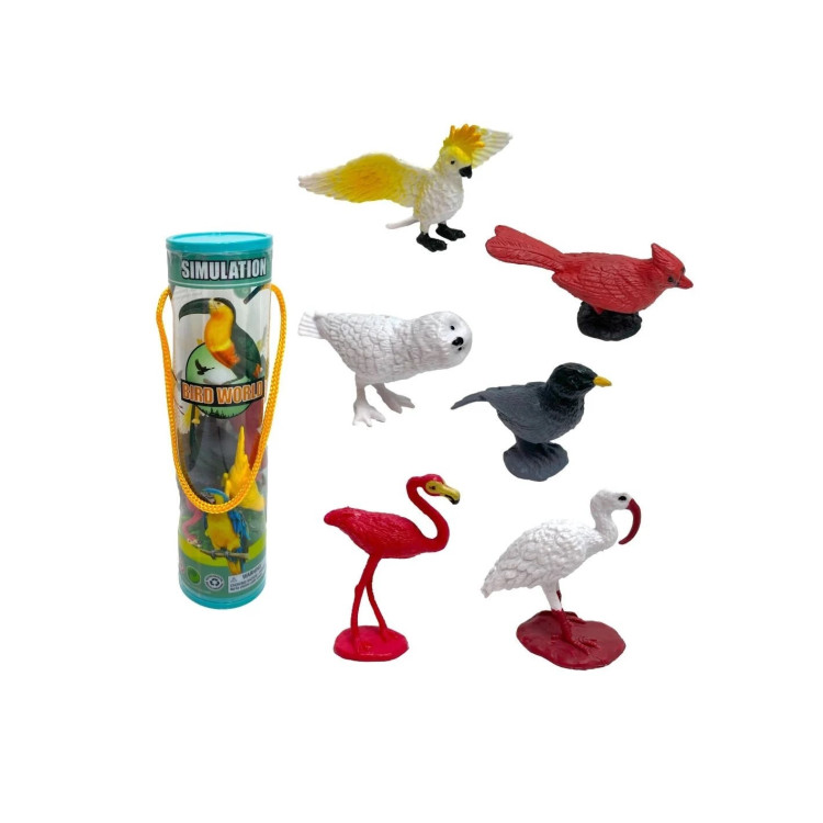 SİLİNDİR KUT.KÜÇÜK KUŞLAR HAYVAN SETİ