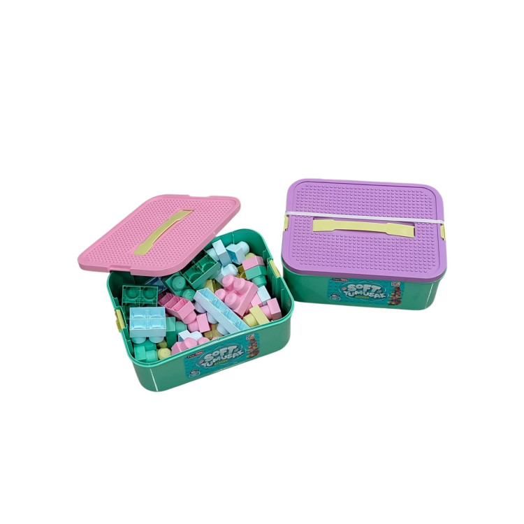 RENKLİ KUTUDA 48 PARÇA SOFT RENKLİ BLOCKS