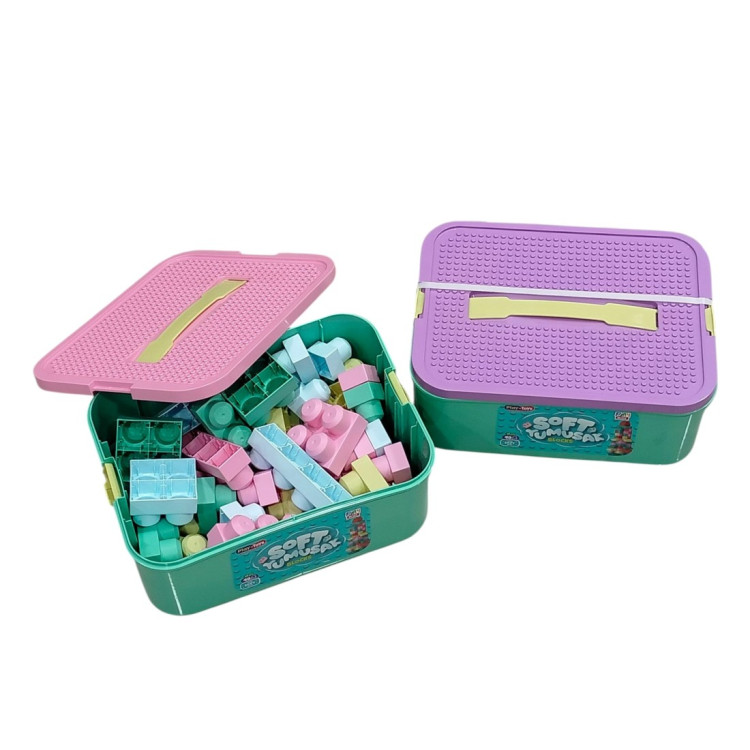 RENKLİ KUTUDA 48 PARÇA SOFT RENKLİ BLOCKS