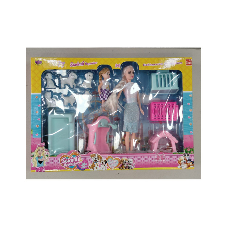 KUT.BEBEKLİ PATY DOSTLARIM AKSESUARLI SET