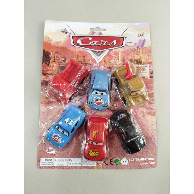 KART.6LI ÇEKBIRAK MQUİN ARABALAR 8CM