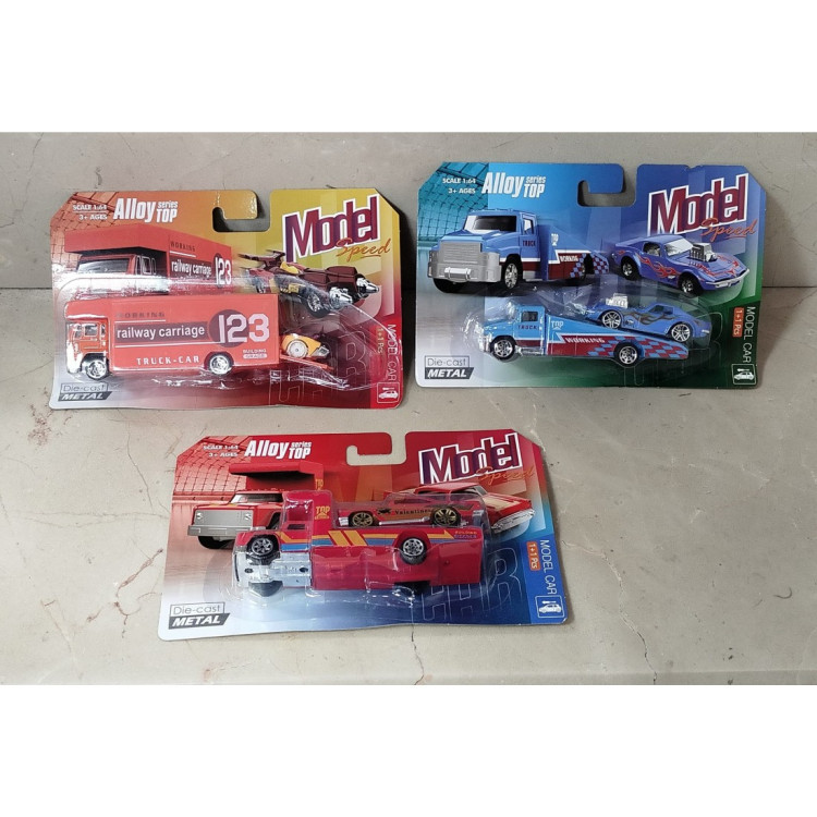 KART.METAL ARABA TAŞIYAN TIR-KAMYON 12CM