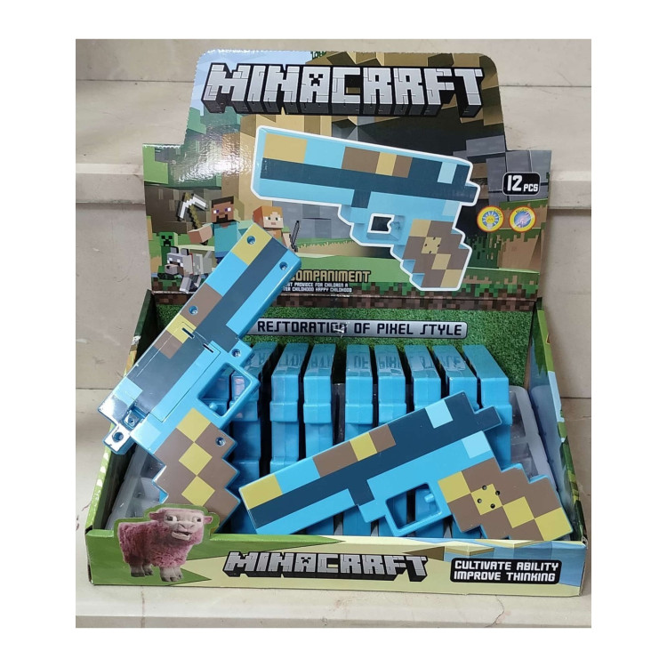 STANDA PİLLİ SESLİ IŞIKLI MY CRAFT SİLAH