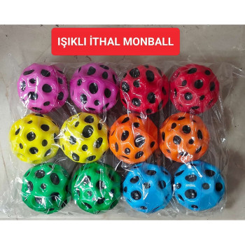 PVC'DE IŞIKLI MONBALL ZIPLAYAN TOP 6CM İTHAL PVC'DE IŞIKLI MONBALL ZIPLAYAN TOP 6CM İTHAL