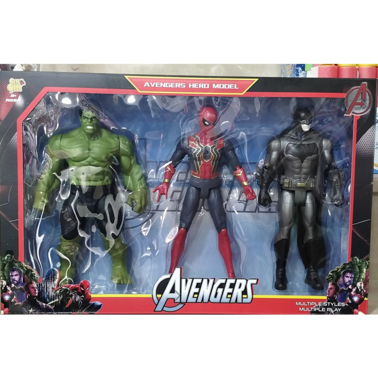 KUT. SESLİ 3LÜ BÜYÜK KARAKTER SETİ 30cm