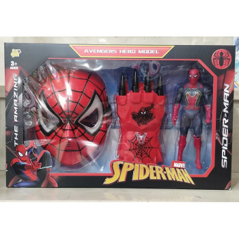 KUT.SPİDERMAN MASKE+ELDİVEN KARAKTERLİ 3'LÜ SET KUT.SPİDERMAN MASKE+ELDİVEN KARAKTERLİ 3'LÜ SET