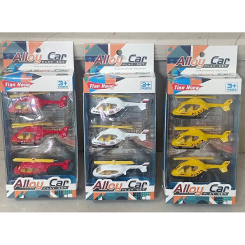 KUT. 3 LÜ METAL HELİKOPTER 7CM KUT. 3 LÜ METAL HELİKOPTER 7CM