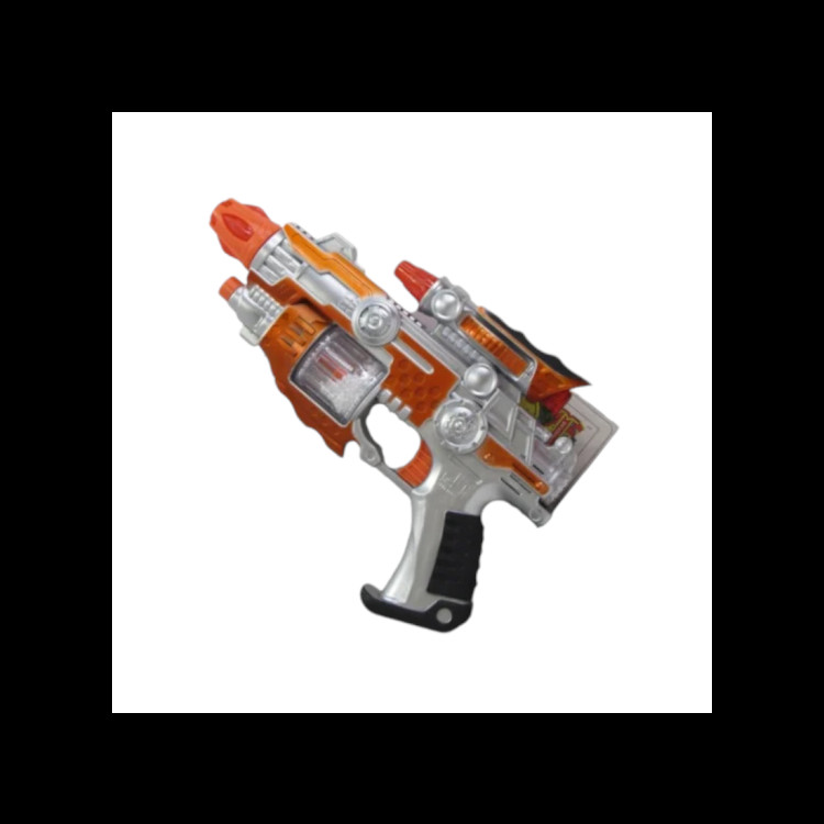 PVCDE PİLLİ LAZER YANSITMALI KÖPÜKLÜ TABANCA