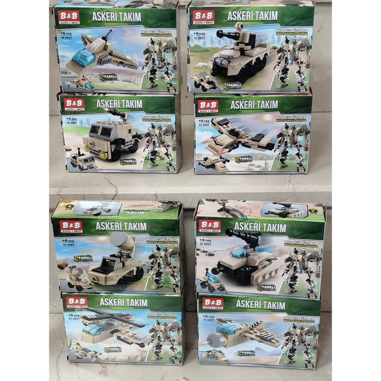 STAND KUT.2 in1 ASKERİ TAKIMI LEGO CİTY