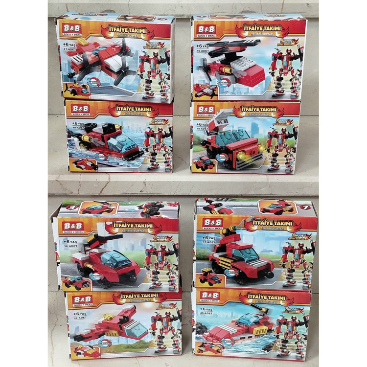 STAND KUT.2 in1 İTFAİYE TAKIMI LEGO CİTY