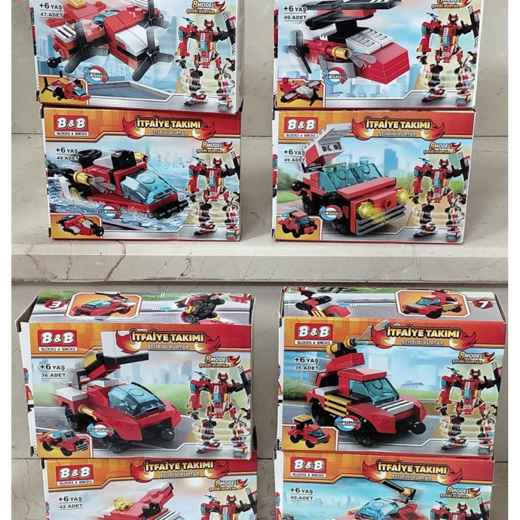 STAND KUT.2 in1 İTFAİYE TAKIMI LEGO CİTY