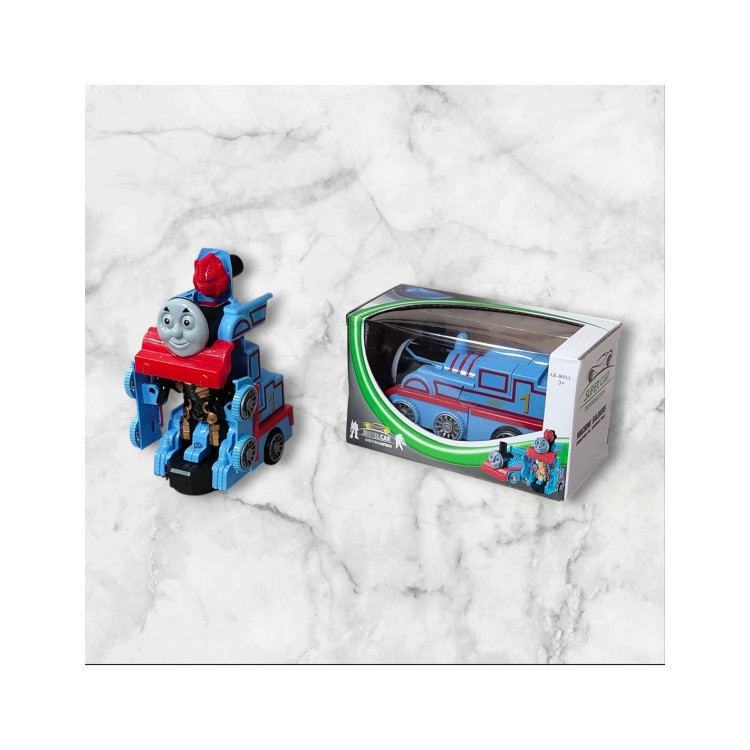 KUT.PİLLİ SESLİ OTO ROBOT THOMAS TREN ÇARP DÖN