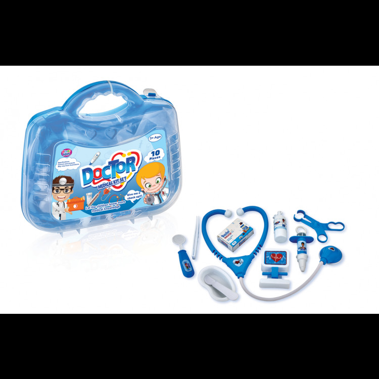 ÇANTALI MAVİ DOKTOR SETİ 10 PCS