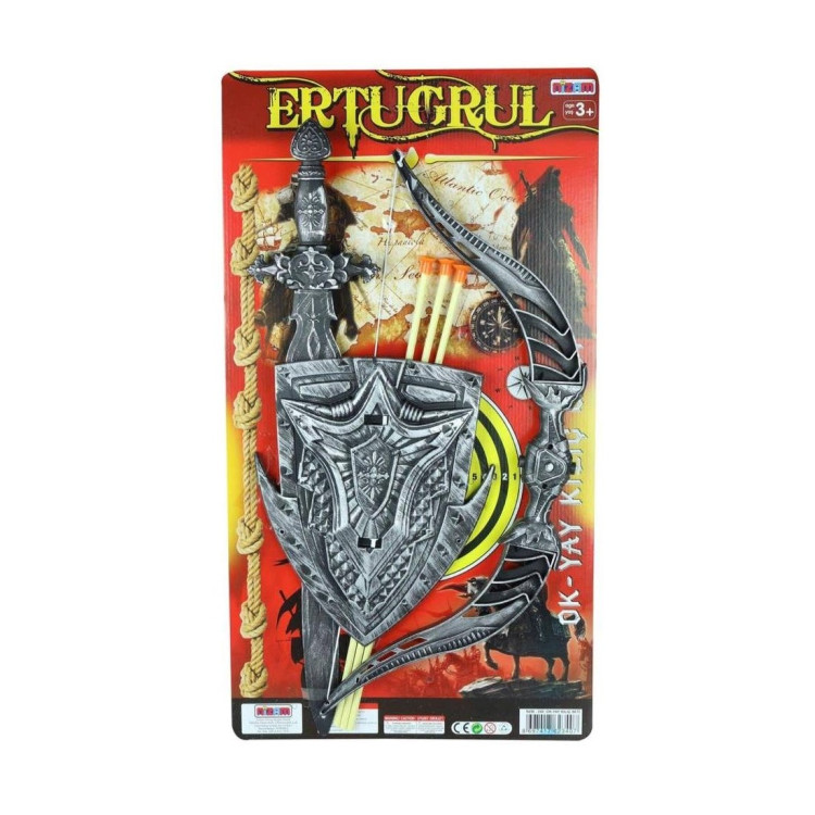 KART.ERTUĞRUL OK YAY- KILIÇ KALKAN SET