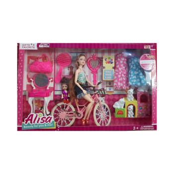 BYK KUT.BİSİKLETLİ AKSESUARLI ALİSA BEBEK BYK KUT.BİSİKLETLİ AKSESUARLI ALİSA BEBEK