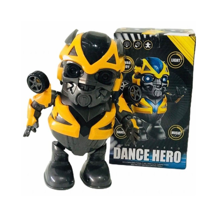 KUT.PİLLİ SESLİ HERO DANS EDEN ROBOT