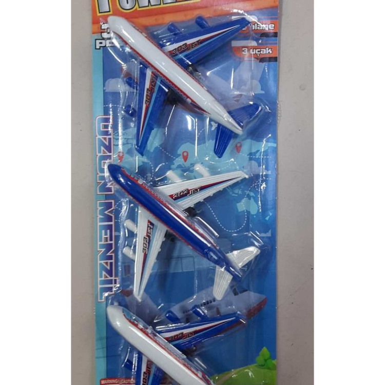 KART.3LÜ UÇAK SET