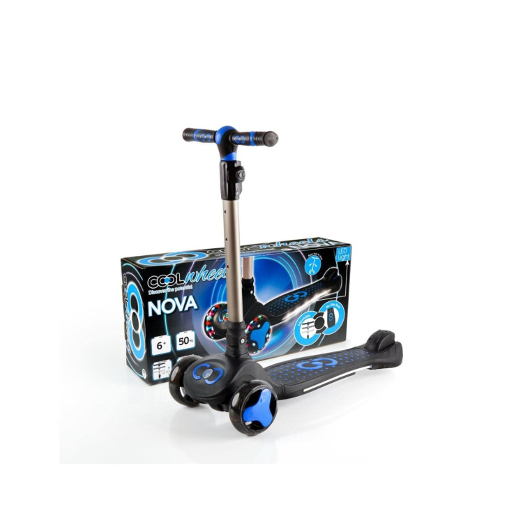6 + MAVİ LED IŞIKLI NOVA SCOOTER 3 TEKER