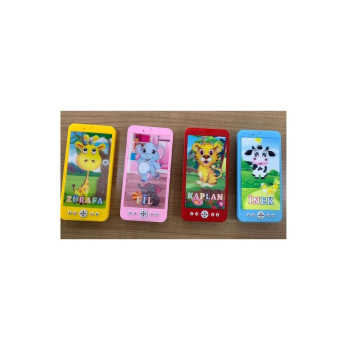 PVC'DE PİLLİ 3D IŞIKLI SESLİ HAYVANLI TELEFON PVC'DE PİLLİ 3D IŞIKLI SESLİ HAYVANLI TELEFON