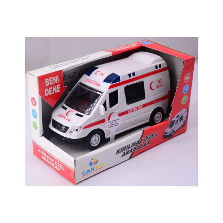 KU.SÜRT.PİLLİ SESLİ AMBULANS 16CM