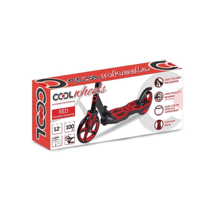12+ KIRMIZI 2 TEKER KATLANIR SCOOTER