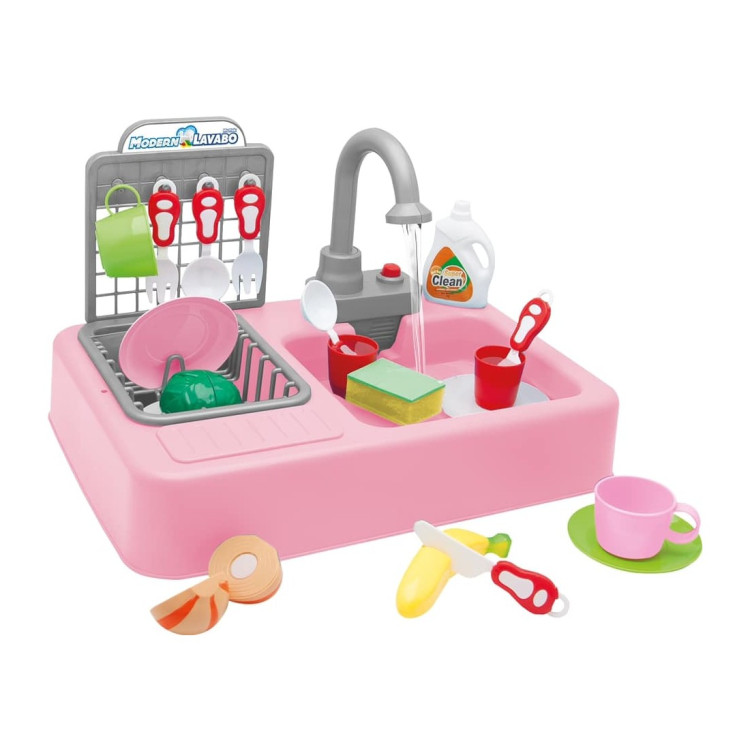 KUT.PİLLİ PEMBE MODERN LAVABO