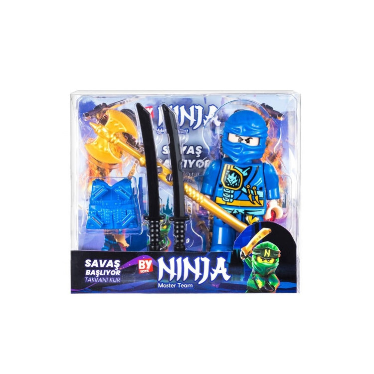PVC KUT.NİNJA SAMURAY LEGO SET
