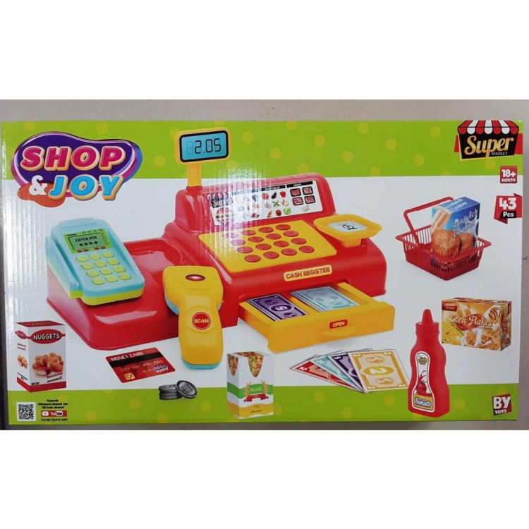 KUT.YAZAR KASA ALIŞ VERİŞ SETİ 43 PCS
