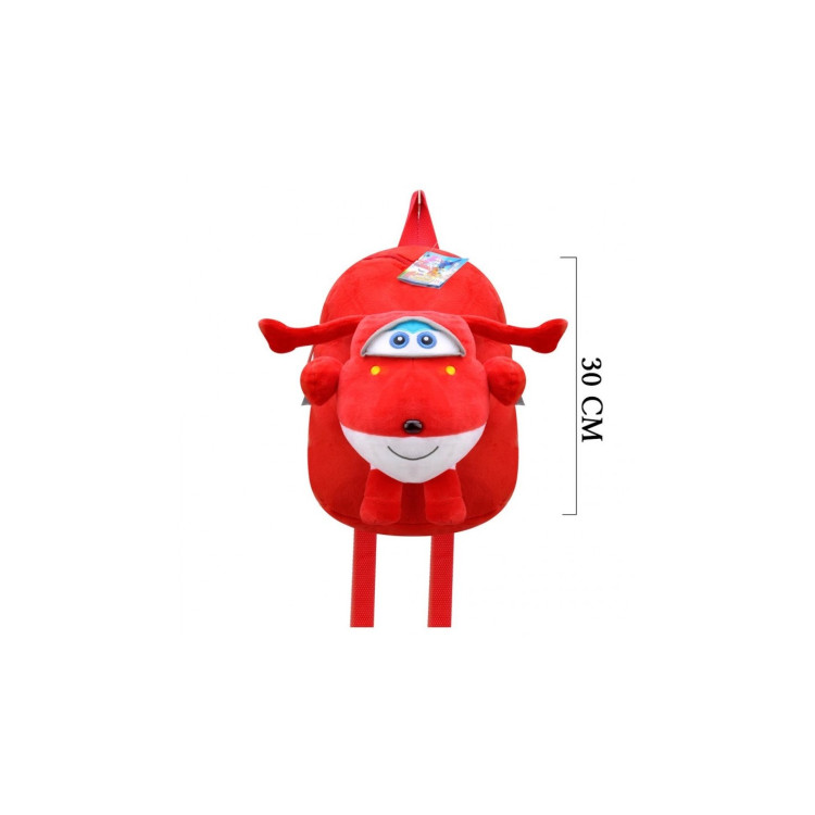 HARİKA KANATLAR KIRMIZI JETT PELUŞ ÇANTA